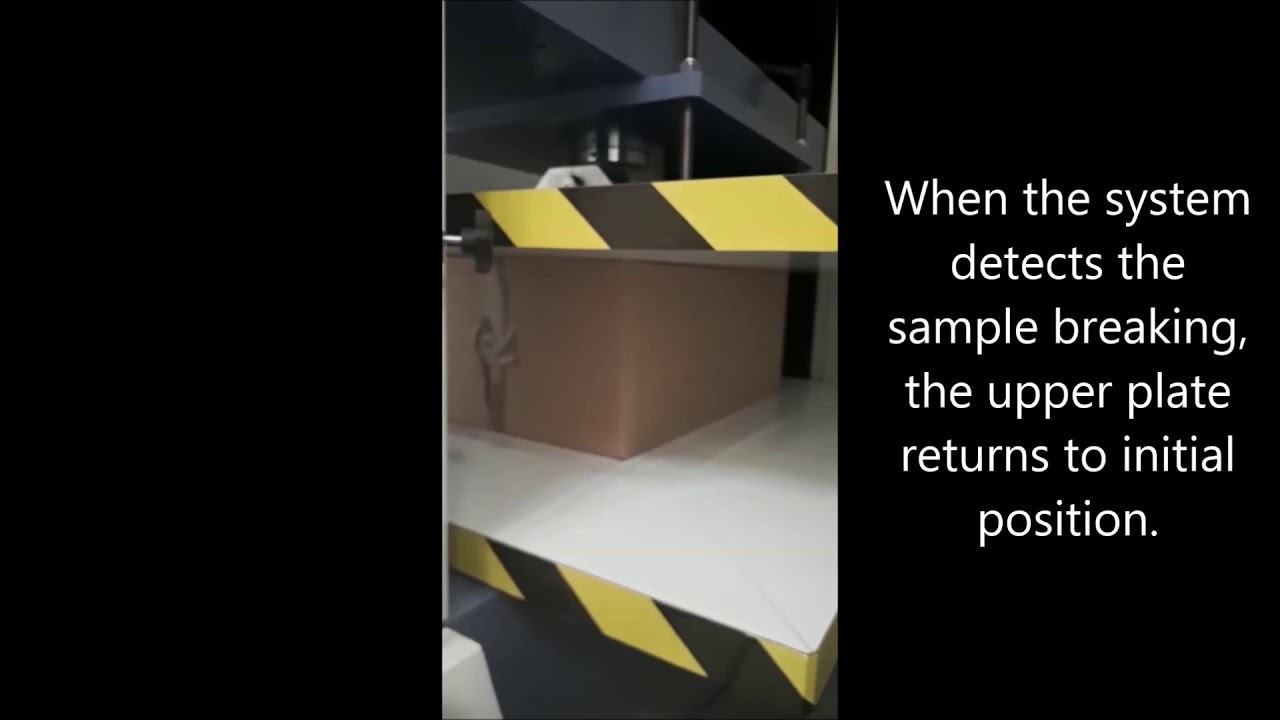 Rycolab Box Compression Tester for testing compressive strength on corrugated boxes/cartons