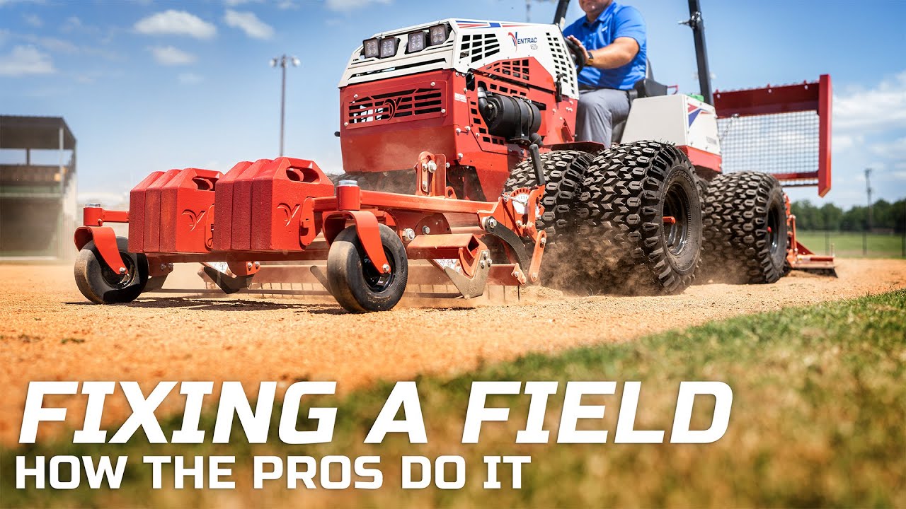 Fixing Common Field Issues | Ventrac Baseball & Softball Maintenance Tips