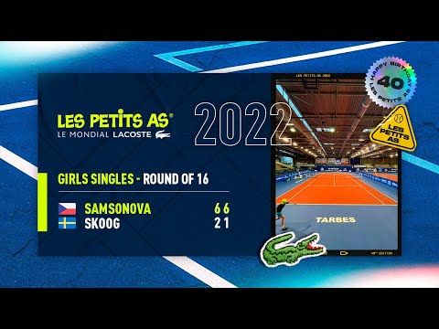 Les Petits As 2022 | Girls Round of 16 | Isabel Skoog vs. Laura Samsonova