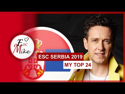 Eurovision Serbia 2019 [BEOVIZIJA] - My Top 24 [With RATING]