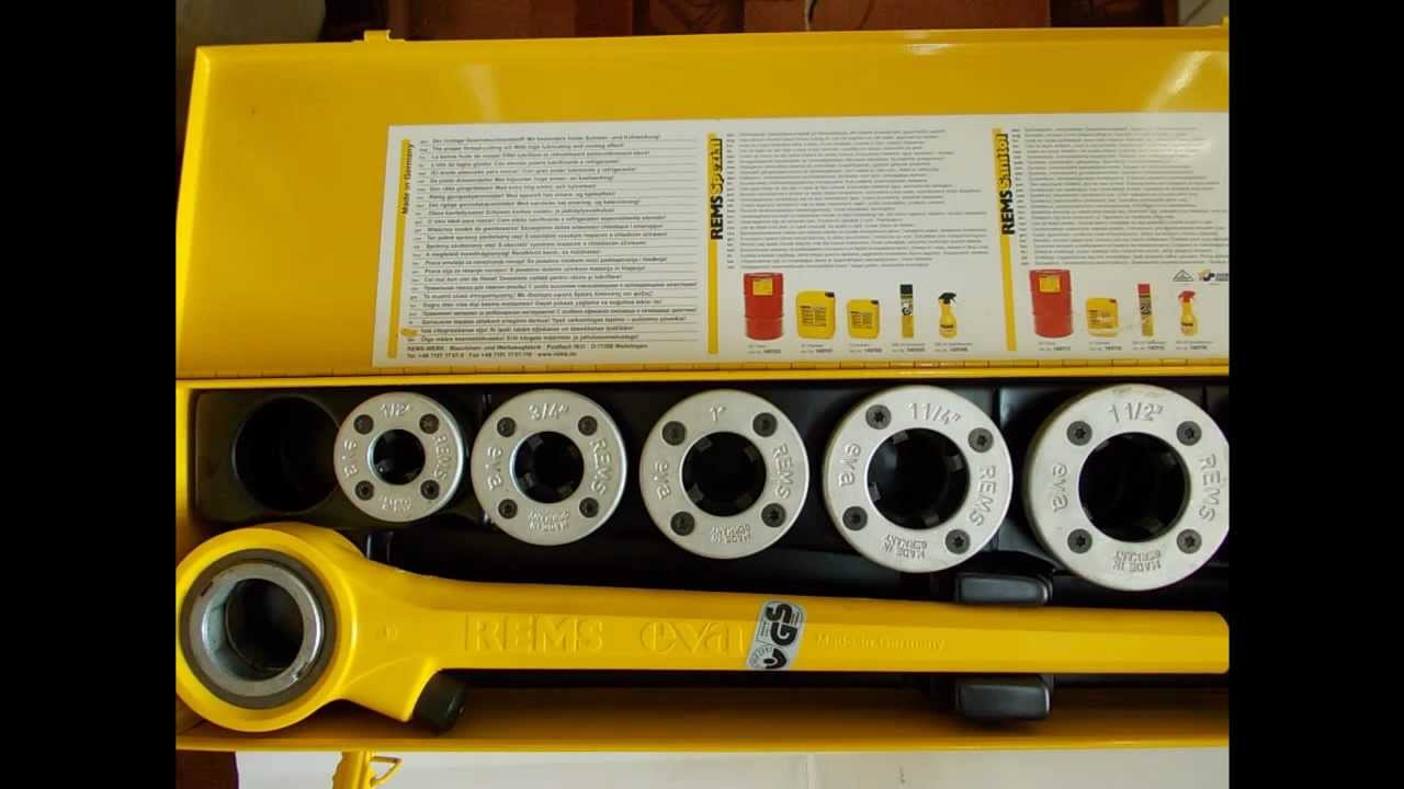 Watch Gwintownica ręczna Rems - gwintownica do rur - gwintowanie art. 520017 / eva 1/2 - 2 cale now Gwintownica ręczna Rems - gwintownica do rur - gwintowanie art. 520017 / eva 1/2 - 2 cale
