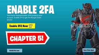 HOW TO ENABLE 2FA ON FORTNITE! (Chapter 5 Season 3)