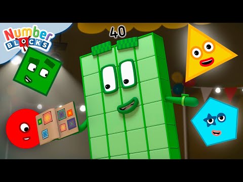 Learn Numbers for Kids! | Shapes & Learn to Count | Math Cartoon | @Numberblocks