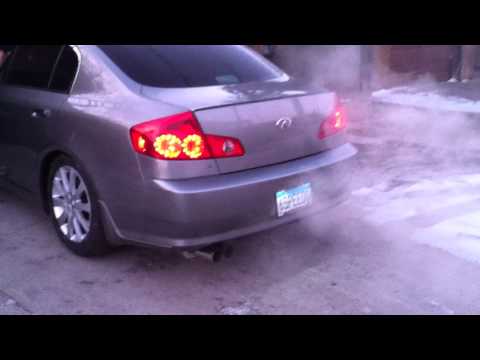 Infiniti G35 Sedan Megan Racing Exhaust Revs