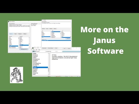 More on the Janus Software