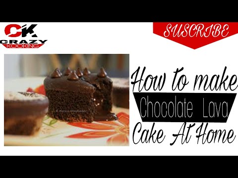 HOW TO MAKE CHOCOLATE LAVA CAKE AT HOME IN 10 MIN Video