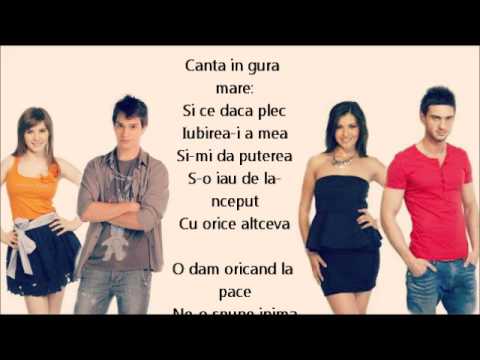 Criss, Vlad, Alina si Dorian- Alegi Iubirea (lyrics)