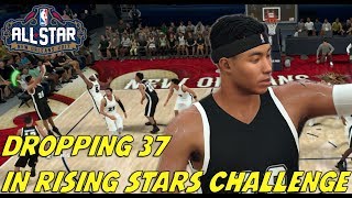 DROPPING 37 POINTS IN RISING STARS CHALLENGE! ALL STAR WEEKEND! NBA 2K18 MyCareer