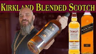 Kirkland 12 year Blended Scotch + Johnnie Walker Black and Dewar&#39;s White Label Comparison