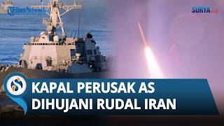 Kapal Perusak AS Terbakar Hebat Di Samudra Hindia Usai Dihantam Dua Jenis Rudal IRGC
