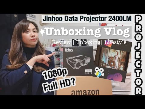 Unboxing Vlog: Mini Projector Unboxing | Jinhoo Wifi Projector