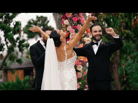 Destination Wedding at Flora Farms During a Tropical Storm