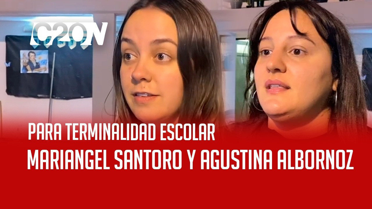 C20 Noticias | Para terminalidad escolar -Mariangel Santoro y Agustina Albornoz