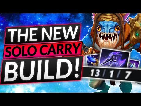 NEW CARRY BUILD that RANK 1 SLARK is ABUSING for FREE MMR - Carry Tips - Dota 2 Guide