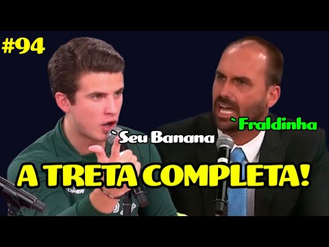 EDUARDO BOLSONARO E ANDRÉ MARINHO TRETARAM FEIO NO PÂNICO | Pânico 2021 #94