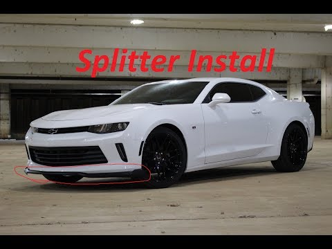 2016+ Camaro LT/RS Splitter Install
