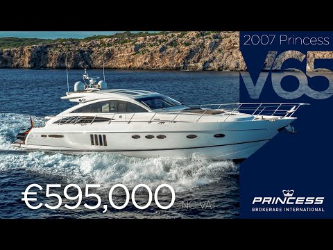 2007 Princess V65 'Cappuccino'  FOR SALE NOW in Mallorca, Spain