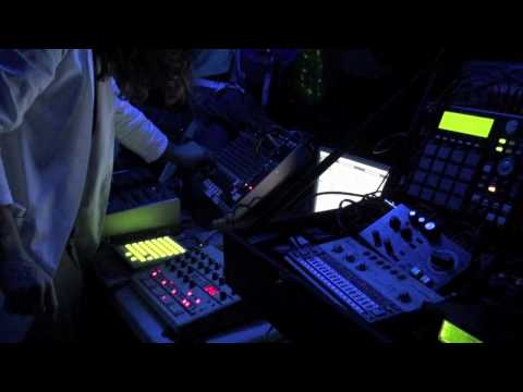 Fluorescent Grey live John Carpenter tribute in Oakland w/ Katabatik - Cops stop my set