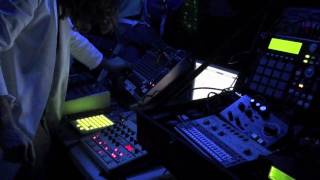 Fluorescent Grey live John Carpenter tribute in Oakland w/ Katabatik - Cops stop my set
