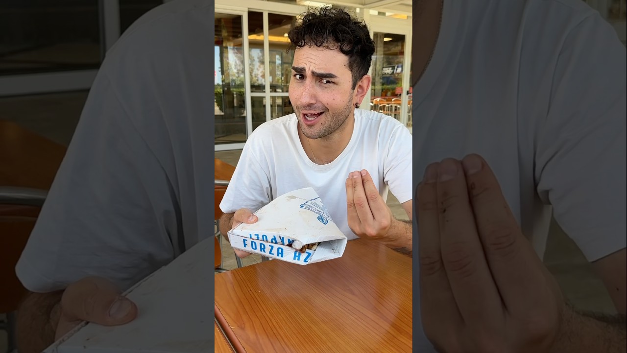 Italians try PIZZA BOX HACK