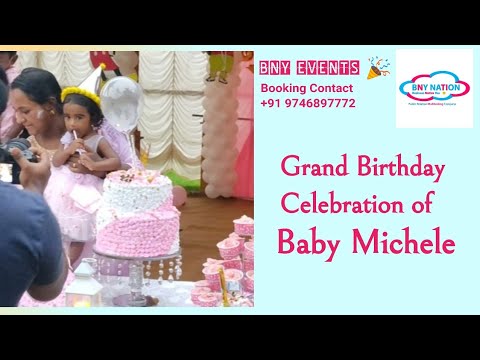 Baby Michele's First Birthday Party @ Fragrant Nature Resort | BNY Nation | BNY Events | BNY India
