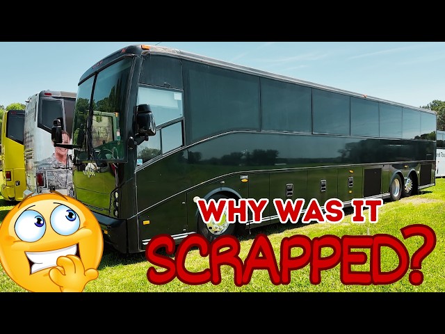 JUNKYARD VanHool Bus - Will It START?⚡️ SDDEFAULT Thumbnail