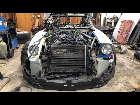 Fuel Cell Is Done! Starting Mounting The Radiator In The 240Z