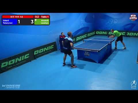 22:00 Valerii Tatarynov 0 - 3 Anatolii Levshyn West 5 WIN CUP 10.10.2022 | TABLE TENNIS WINCUP