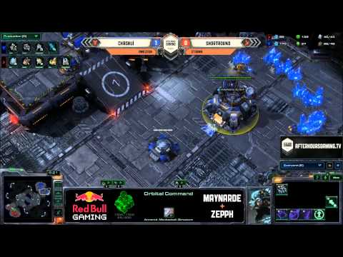 AHGL S3 - SC2 Playoffs Semifinals: Amazon vs. Storm8 game 2 by Maynarde & Zepph