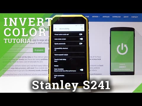 How to Invert Colors on Stanley S241 - Display Configurations