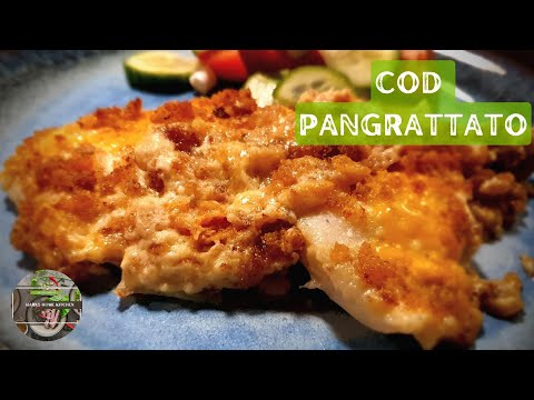 Cod Pangrattato/Cod in Cheese Sauce with Toasted Breadcrumbs