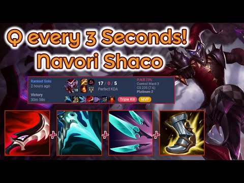Perma Invis Navori Duskblade Shaco - S13 Ranked P1[League of Legends] Full Gameplay - Infernal Shaco