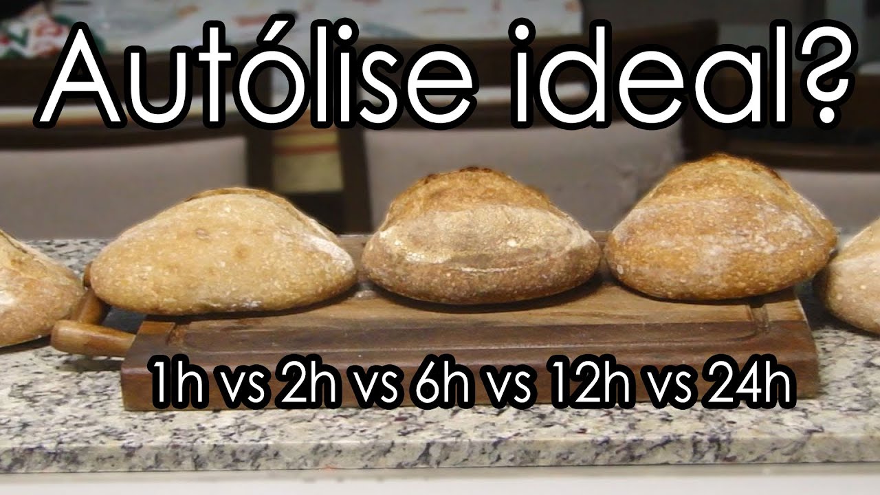 Qual o tempo ideal de autólise? Um experimento detalhado com Pão de Fermentação Natural
