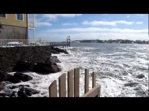 Getting Wet at high Tide in Marblehead MA
