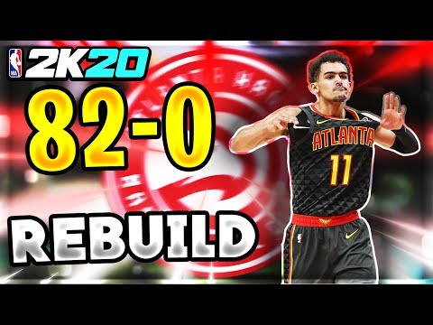 82-0 HAWKS REBUILD! Best Team Ever Created - NBA 2K20