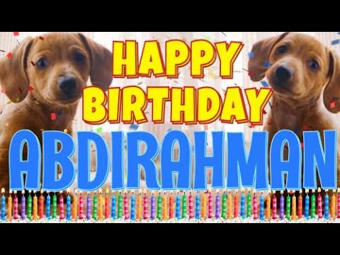 Happy Birthday Abdirahman! ( Funny Talking Dogs ) What Is Free On My Birthday
