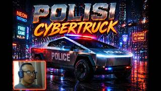 Atraksi Cybertruck Polisi