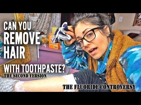 Can You Remove Hair with Toothpaste?!....The Fluoride Controversy  |  SimpleCareSteph Video