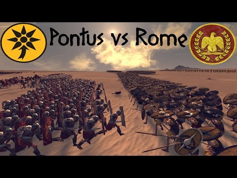Total War: Rome II - Pontus vs Rome - Online Battle #2