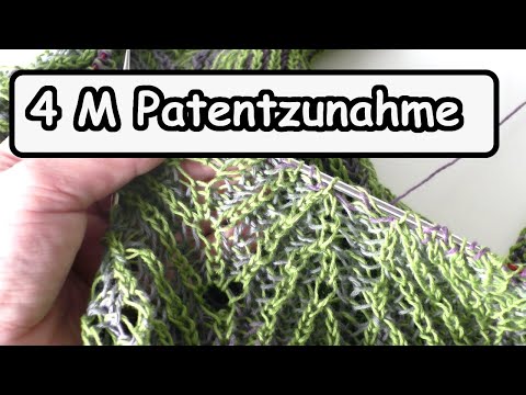 4 Maschen Patentzunahme | 4MPZun