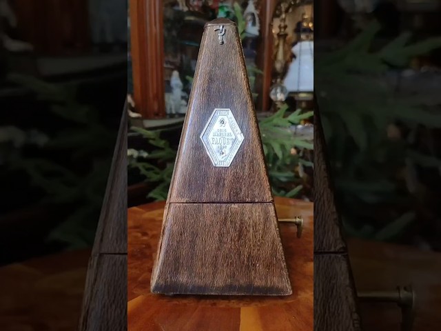 Vídeo relacionado con Sondery Metrónomo mecánico clásico con campana para piano, guitarra, tambor, violín, saxofón, todos los instrumentos, rango de tempo 40-208 bpm, Beats 02346, caja ABS de grano de madera negra con