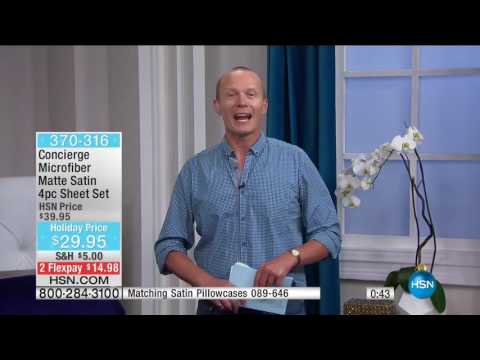 HSN | Concierge Collection Bedding 11.05.2016 - 04 AM
