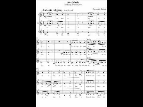 András Derecskei - Ave Maria - for Female Choir