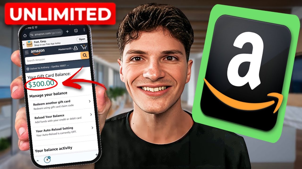 Amazon Free Gift Cards ✅ 2026 - How I Got Free $300 Amazon Gift Cards | Amazon Gift Codes