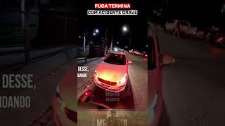 EMOCIONADO TENTA PINOTE E FUGA TERMINA COM ACIDENTE GRAVE!