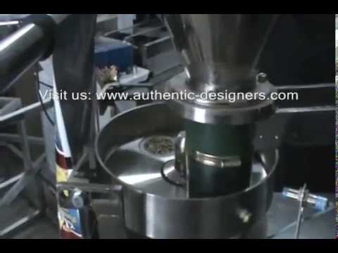 Automatic Grains Pouch Packing Machine With Cup Filler (Pneumatic Type)