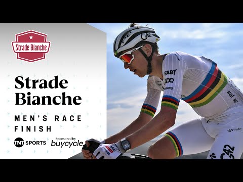 THE COMEBACK KING! 👑 | Men's Final KM's Strade Bianche 2025 | TNT Sports Cycling