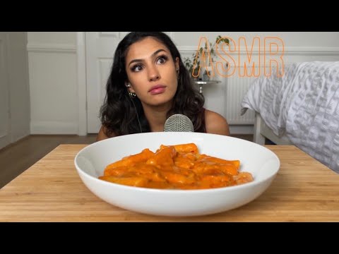ASMR CHEESY SPICY ROSE TTEOKBOKKI (No Talking) *Kitone ASMR*