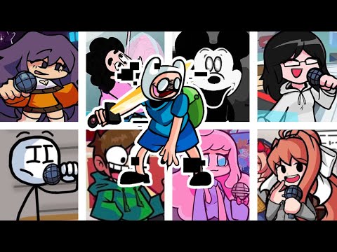 Corrupted-Hero But Everyone Sings It🎤( FNF Different Characters Sing Corrupted-Hero)🎶