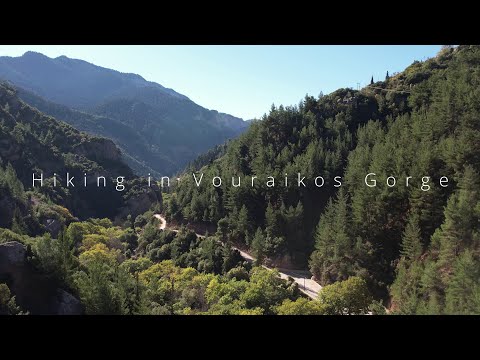 Hiking in Vouraikos Gorge Peloponnese GREECE in 4k!